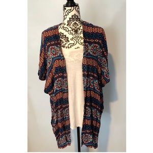 Multi colored kimono